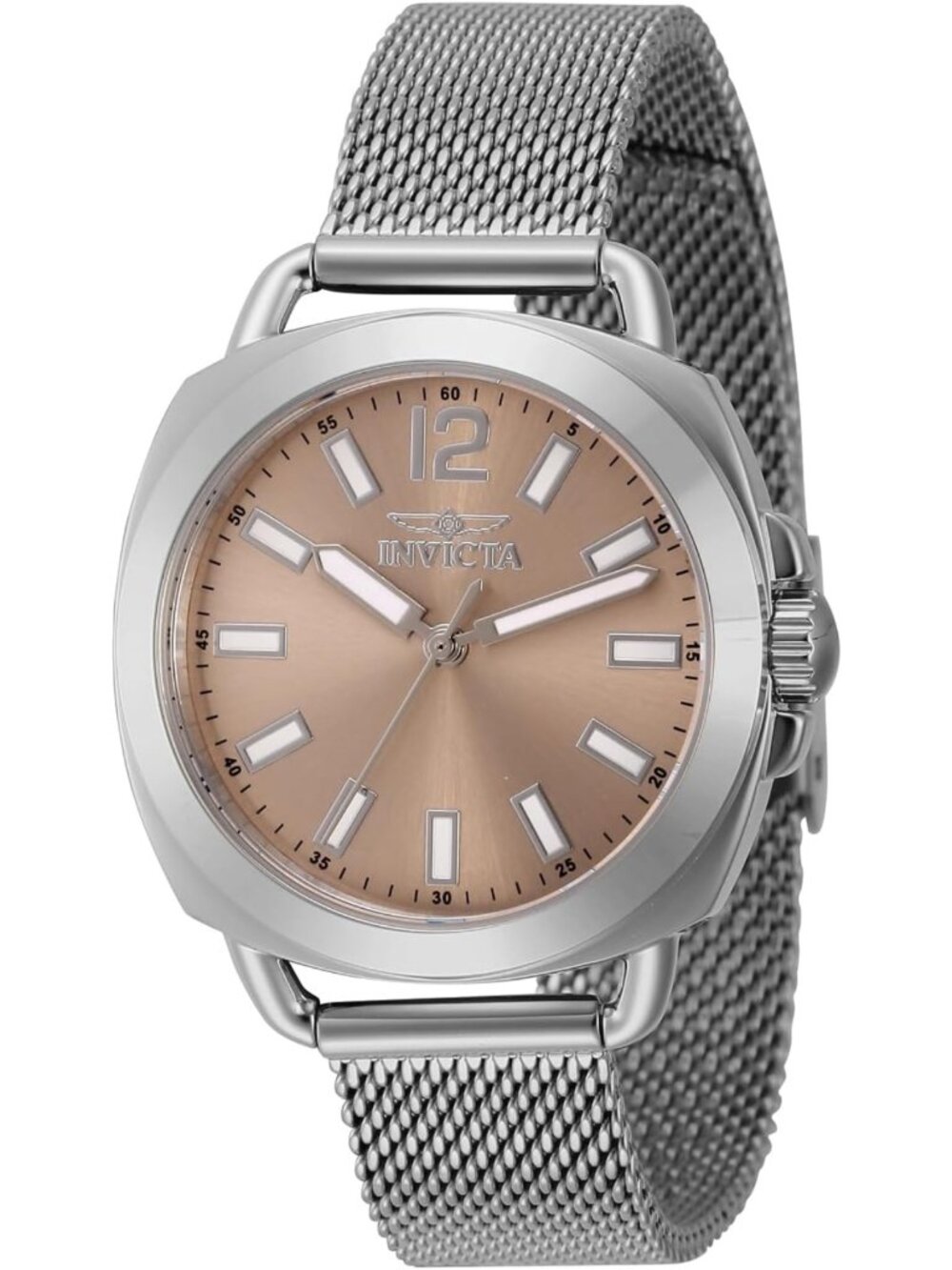 Stylish 32mm Stainless Steel Quartz Watch for Women - Elegant Wildflower Design